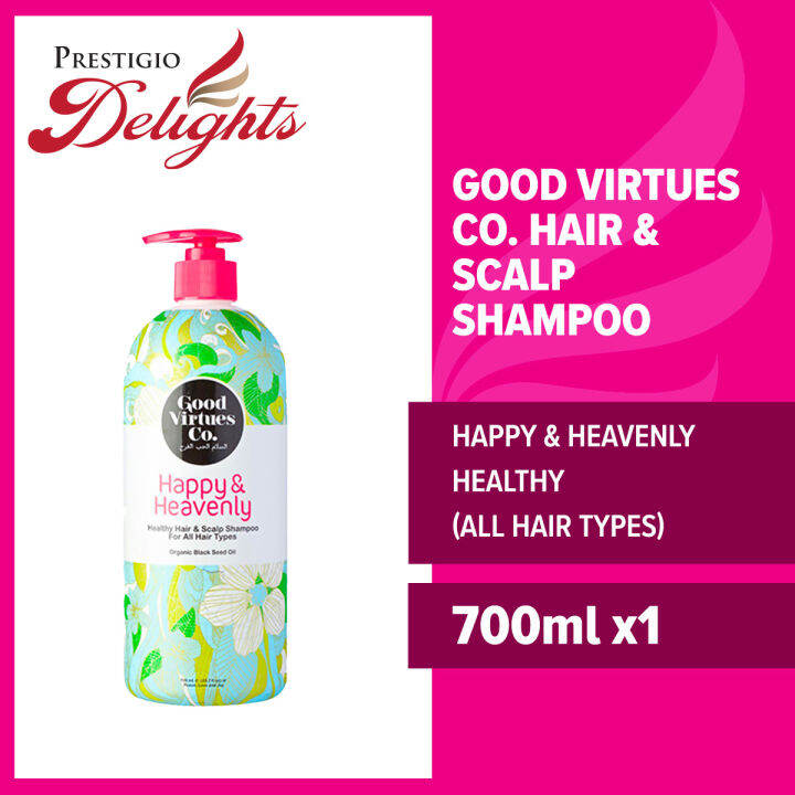 Good Virtues Co. Happy And Heavenly Healthy Hair And Scalp Shampoo For
