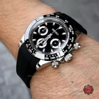 Seikomod Black Daytona Chronograph Quartz Movement VK63