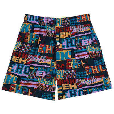 ELLE HOMME กางเกงขาสั้นแบบลำลอง Boxer สีแดง (KHX9905)