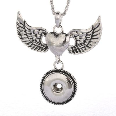 JDY6H 2019 New Snap Jewelry Flower Necklace Crystal Snap Button Necklace for Women Fit 18mm 20mm Snap Buttons Jewelry