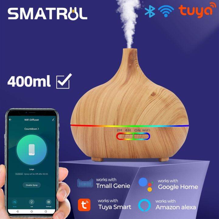 smatrul-tuya-wifi-smart-home-humidifier-essential-aroma-oil-diffuser-ultrasonic-400ml-wood-grain-air-humidifier-mist-maker-led-light