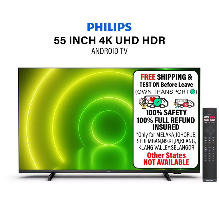 Televisor PHILIPS LED 50 UHD 4K Smart Tv 50PUD7406