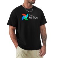 Apache Airflow Inverse T-Shirt Tees White T Shirts Graphic T Shirts Black T Shirts For Men