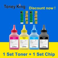 Toney King ชุด1ชุดชิป Clt 407 Clt-K407s Clt-407สำหรับ Samsung Clp-320 Clp-325 Clx-3180 Clx-3185เติมผงหมึก