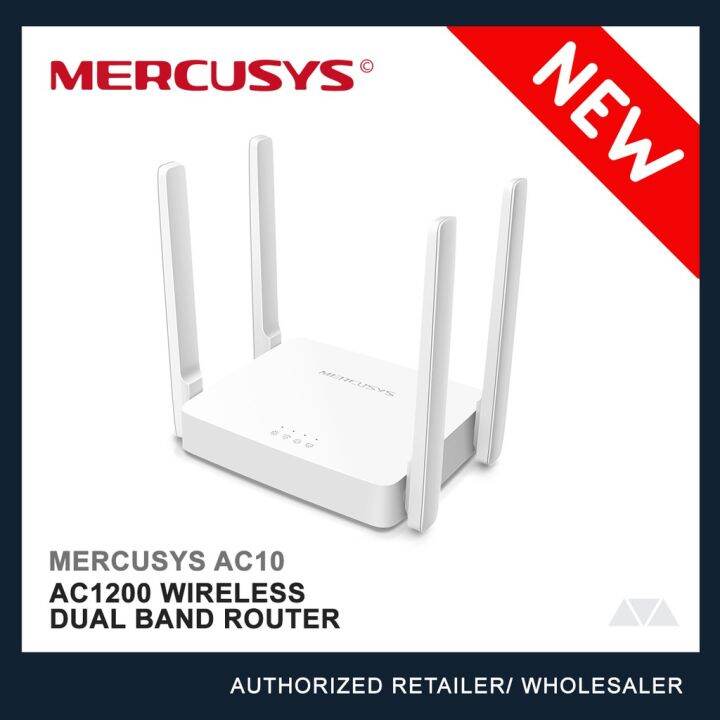 Mercusys AC10 | AC1200 Wireless Dual Band Router [Powered by TP-link ...