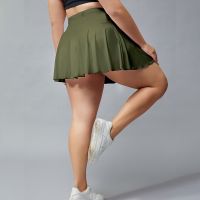 PLUS SIZE Tennis Mini Skirt itness Skirt 4XL Outdoor Breathable Tennis Skirt Running Fitness Training Pleated Skirt