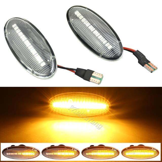 2pieces-for-nissan-qashqai-dualis-juke-micra-march-micra-note-x-trail-amber-dynamic-blinker-led-side-marker-turn-signal-lights