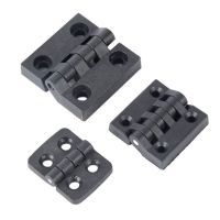 ✖☇№ 10pcs Black Plastic Nylon Door Bearing Butt Hinge Foldable Cabinet Drawer Electric Box Door Window Hinge Hardware Tool Accessory