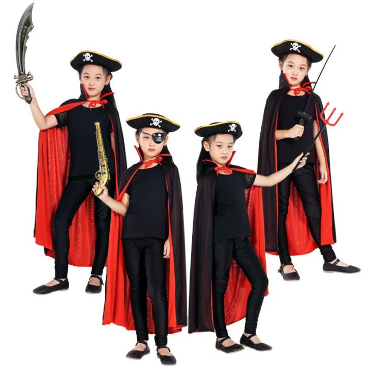 umorden-child-kids-black-red-reversible-goth-vampire-cloak-cape-boys-girls-unisex-halloween-christmas-costumes-fancy-dress