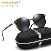 AORON ใหม่ม่านบังแดดแว่นกันแดดโพลาไรซ์กลมแบบคลาสสิกสำหรับแว่นกันแดดที่ช่วยป้องกันแสง UV