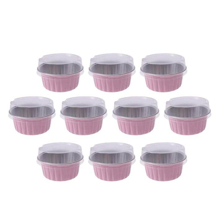 100pcs-5oz-125ml-disposable-cake-baking-cups-muffin-liners-cups-with-lids-aluminum-foil-cupcake-baking-cups