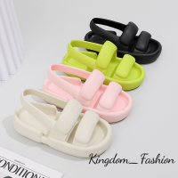 Kingdom_Fashion ้องเท้าผูหญิง รองเท้าแตะลิ่ม รองเท้าแตะเสริมส้นผู้หญิง ยืดหยุ่น ดีสําหรับชายหาด ด้านล่างกันลื่น สง่า FDL2391CM0 38Z230919