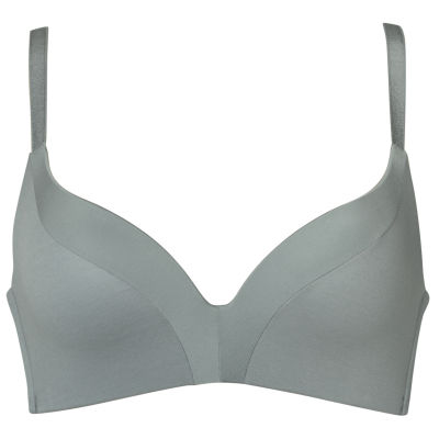 Triumph เสื้อชั้นใน ไม่มีโครง ดันทรงแบบบาง รุ่น Everyday Soft Touch Wellbeing P รหัส 10208362 สีเทา 3602