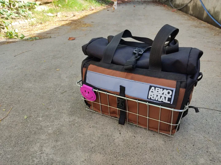 Abnormal Bags Custom Wald 137 Basket Bag Bikepacking Bag 900d Nylon Cordura Black/Brown