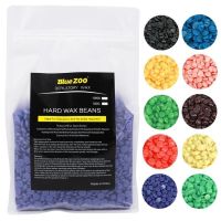 UangCH Blue Zoo Hair Removal Wax Bean Granule Hot Film Stiff Wax Bean Body Bikini Face Hair Removal Without Hair Removal Wax 500g Tweezers Razors