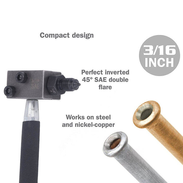Brake Line Flaring Tool Double Flaring Tool Universal Practical for 3