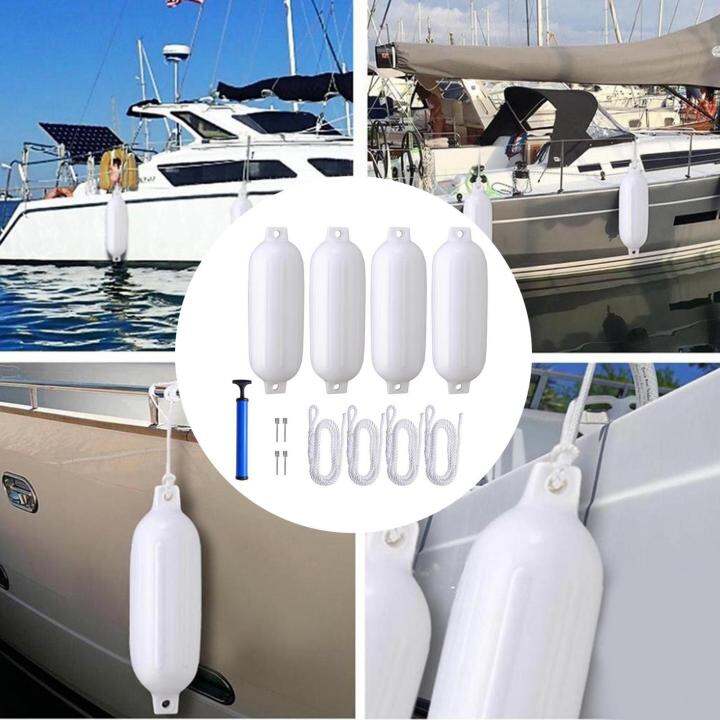 Daywolf 4Pcs Boat Fender Anchor Buoy Shield Protection Mooring Buoy Sun ...