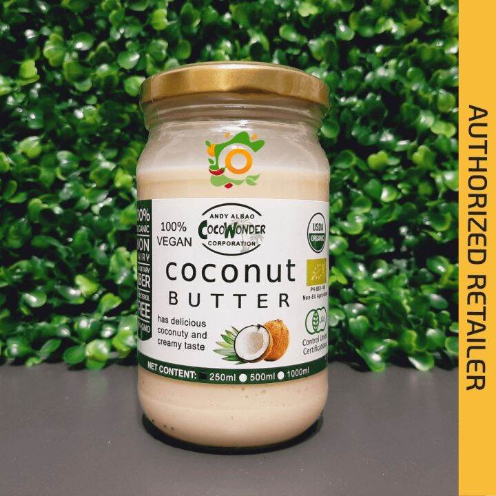 CocoWonder Organic Coconut Butter 250g Unsalted Vegan Lazada PH