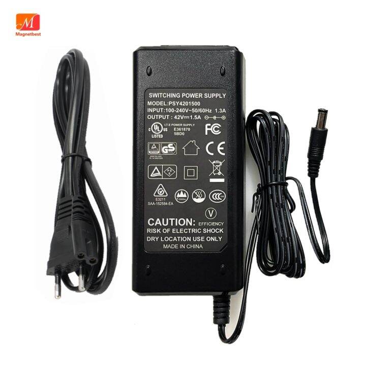 42v 15a Polymer Lithium Battery Adapter Switching Power Supply Charger 100 240v 55mmx21mm 5666