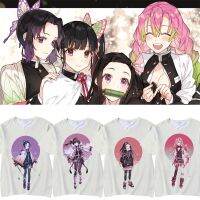 2023 newjapan Anime demon Slayer NO yaiba คอสเพลย์ tanjiro kamado 3D พิมพ์เสื้อยืดคู่ TEE