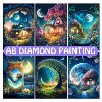 【CC】۩  5D Painting Round Mosaic Embroidery Rhinestone Diy Decoration