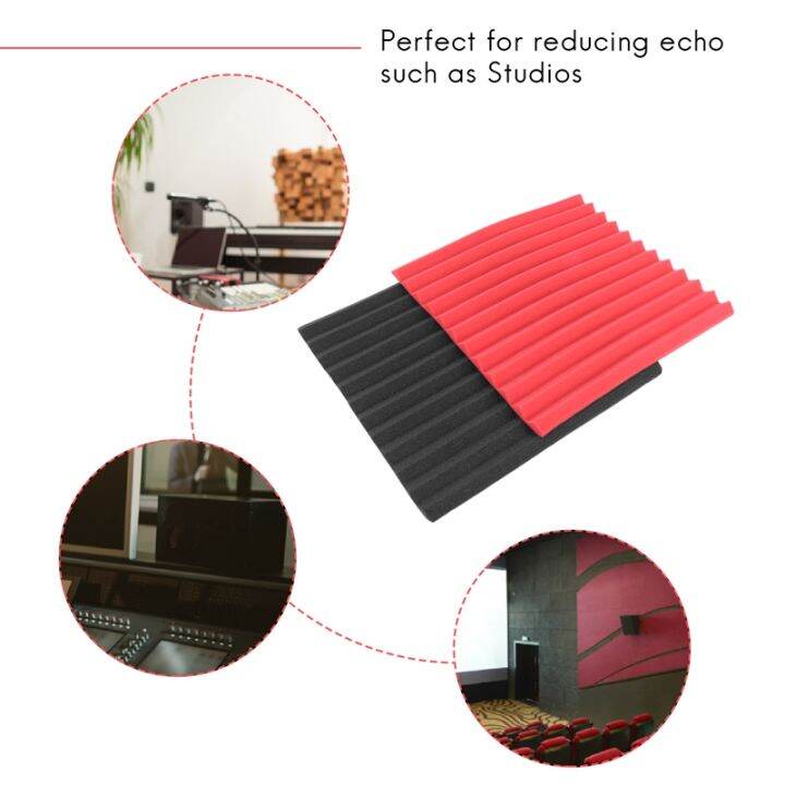 12-pcs-acoustic-panels-soundproofing-foam-acoustic-tiles-studio-foam-sound-wedges-1inch-x-12-inch-x-12-inch