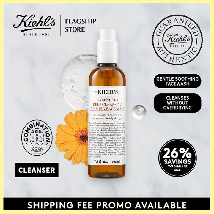 Kiehl’s Calendula Deep Cleansing Foaming Face Wash Foaming Cleanser