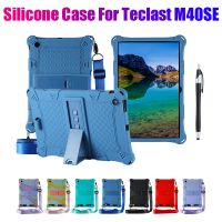 Case for Teclast M40SE 10.1 Inch Tablet Silicone Case Anti-Drop Protection Case Tablet Stand with Strap and Pen