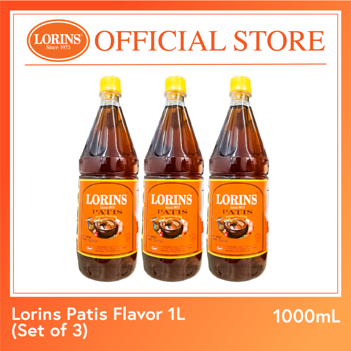 Lorins Patis Flavor 1000ml (1 liter) - Set of 3 | Lazada PH