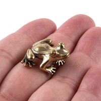 1pc Miniature Desktop Ornament Decorations Accessories Animal Toad Tea Pet Decoration Small Cute Frog Figurines