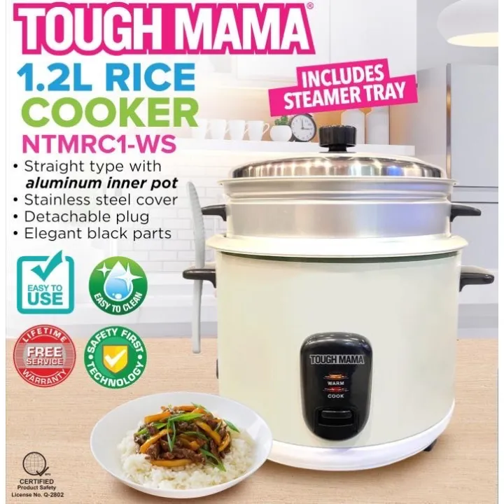 1.2L Straight Type Rice Cooker - Tough Mama Appliances