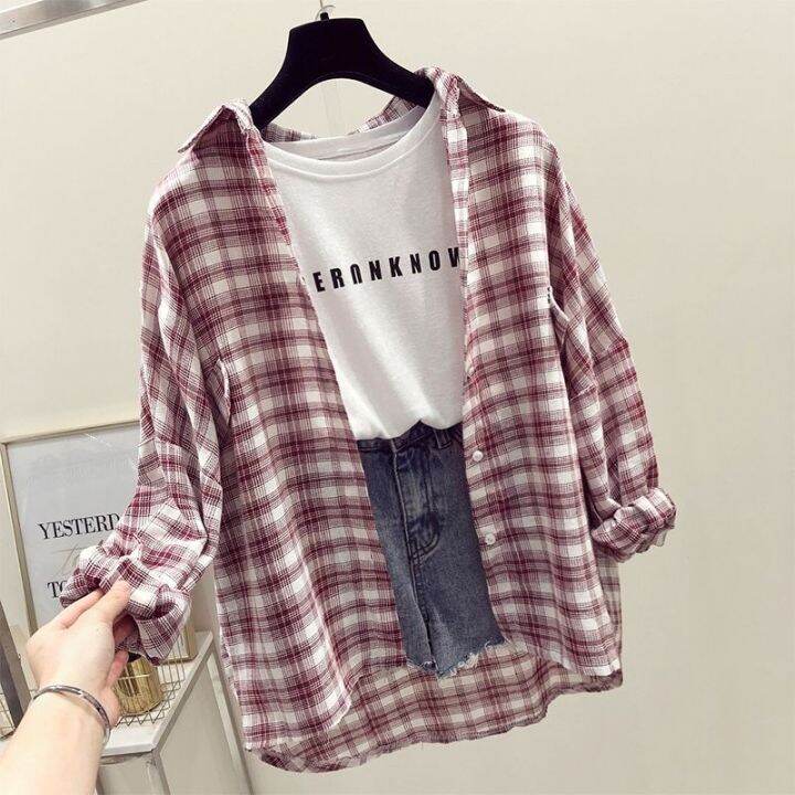 plaid-shirt-female-korean-fan-k-uan-pine-super-fire-is-prevented-bask-in-coat-t0714