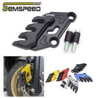 SEMSPEED รถจักรยานยนต์ CNC เบรคหน้าปั๊มฝาครอบ Caliper Guard สำหรับ Yamaha Aerox NVX V1 V2 2015-2022