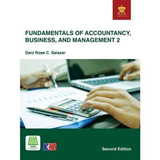 Books Fundamentals Of Accountancy Business And Management 2 (2021 ...