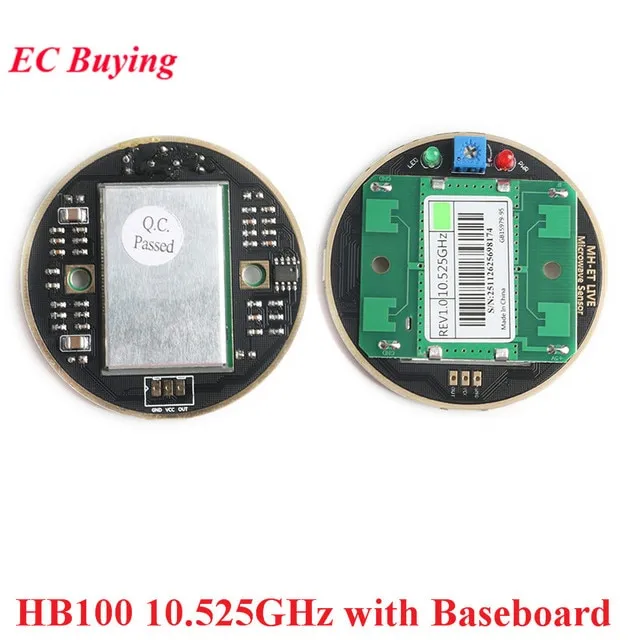 Hb100 Microwave Doppler Radar Sensor 10.525ghz 24g Human Body Induction