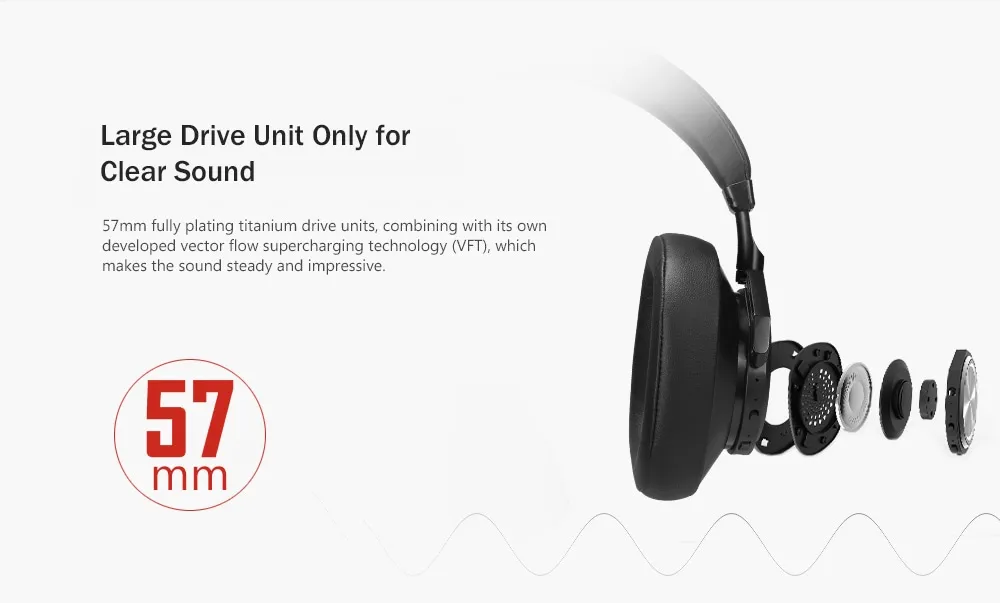 Bluedio T7+ Plus Bluetooth Headphone Active Noise Canceling Headset