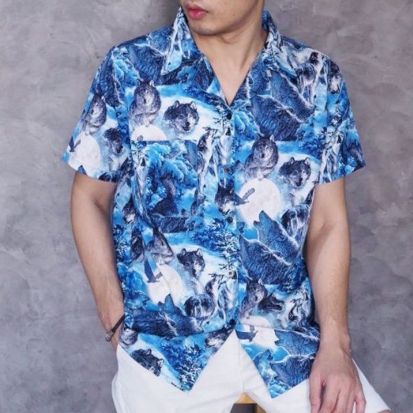 dsl001-เสื้อเชิ้ตผู้ชาย-เสื้อเชิ้ตผู้ชายไซส์ใหญ่-เสื้อเชิ้ต-hawaii-ราคาถูก