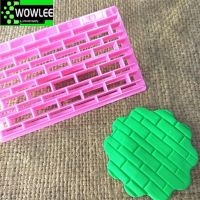 ELEGANT Stamp Brick Stone Wall Decorating Fondant Cutter Mould Cake Mold Chocolate Topper Baking Tools Decorating Cake Decorating Tools