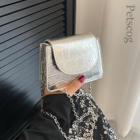 Silver Y2K Mini Stone Pattern Leather Metal Style Shoulder Crossbody Bags 2023 New Fashion Trendy Designer Handbags And Purses