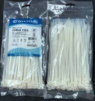 Cable Ties GT-200ST-C ( 5packs ) สายรัดเคเบิ้ลไทร์ สีขาวคุณภาพดี 8" (200mm.) (ราคานี้สำหรับ 5 ถุง)