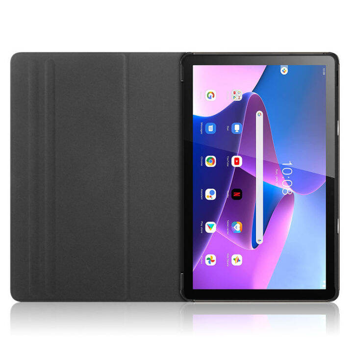 สำหรับ-lenovo-tab-m10-3rd-gen-10-1-กรณี-tb328fu-tb328xu-ปกแท็บเล็ตอัตโนมัตินอน-ตื่น360องศาหมุนยืนกรณี