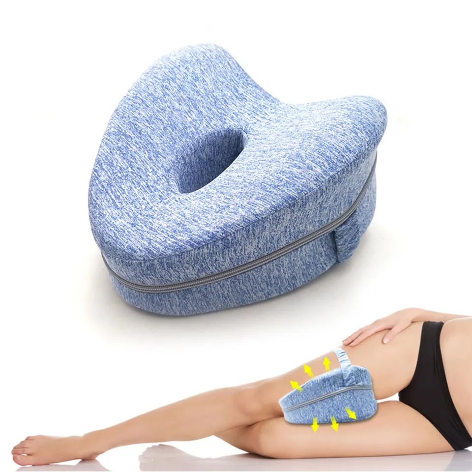 Heart Shape Smoothspine Alignment Pillow Relieve Hip Pain Sciatica Leg Knee  Foam Support Pillows For Side Sleepers Memory Foam