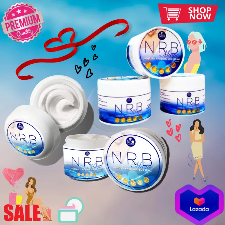 NRB Whitening Underarm Deo Cream 40g Antiperspirant Deodorizer Long lasting No stain