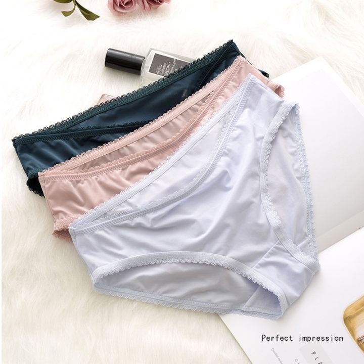 a-so-cute-กางเกงชั้นในเซ็กซี่สำหรับผู้หญิง-comfortablesilk-ชุดชั้นในผ้าฝ้ายเป้าชุดชั้นในสีทึบกางเกงต่ำ-risenew-m-l