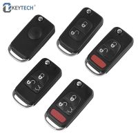 OkeyTech Remote Key Case Flip Folding Key Shell For Mercedes Benz C E S ML SL ML55 AMG S500 SL500 W168 W124 Key with HU39 Blade