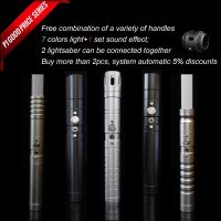 ❆❁๑ Lightsaber Rgb Dueling Stick Metal Handle With Pc Blade Laser Sword Saber Weapon Luminous Led Toys For Gift Cosplay