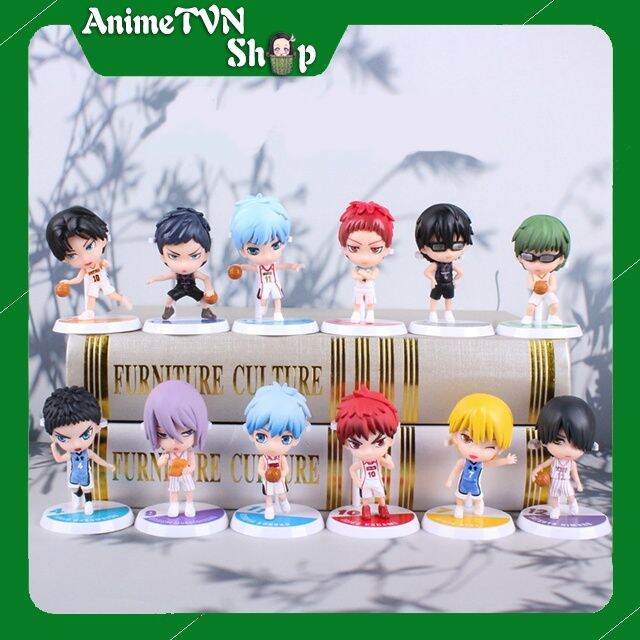 Có lẻ) Set Combo 18 Mô hình Anime/Manga Kuroko no Basket (Tuyển thủ vô hình) Phong cách chi bi Siêu xinh (Mẫu lớn nhỏ) Có lẻ) Set Combo 18 Mô hình Anime/Manga Kuroko no Basket (Tuyển thủ vô hình) Phong cách chi bi Siêu xinh (Mẫu lớn nhỏ)