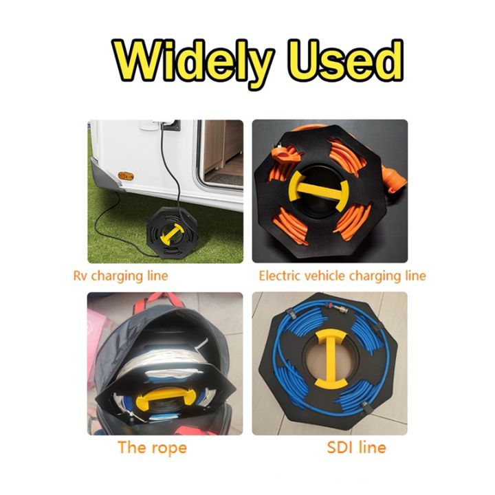 1-set-outdoor-cable-tidy-reel-stand-25m-storage-reel-stand-wire-tidy-up-stand-for-yacht-rv-with-carrying-bag