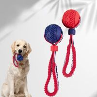 Bite Resistant Dogs Chewing Toys Pet Interactive Training Rope Knot Balls Puppy Tooth Cleaning Molar Ball With St Dog Toy