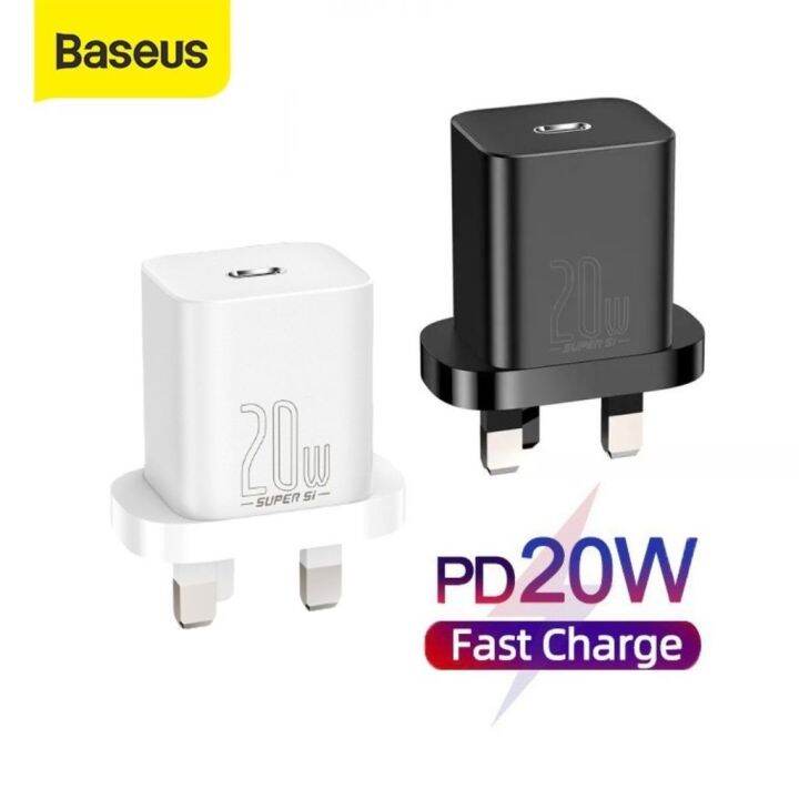 Baseus Super Si Quick Charger 1C 20W UK | Lazada